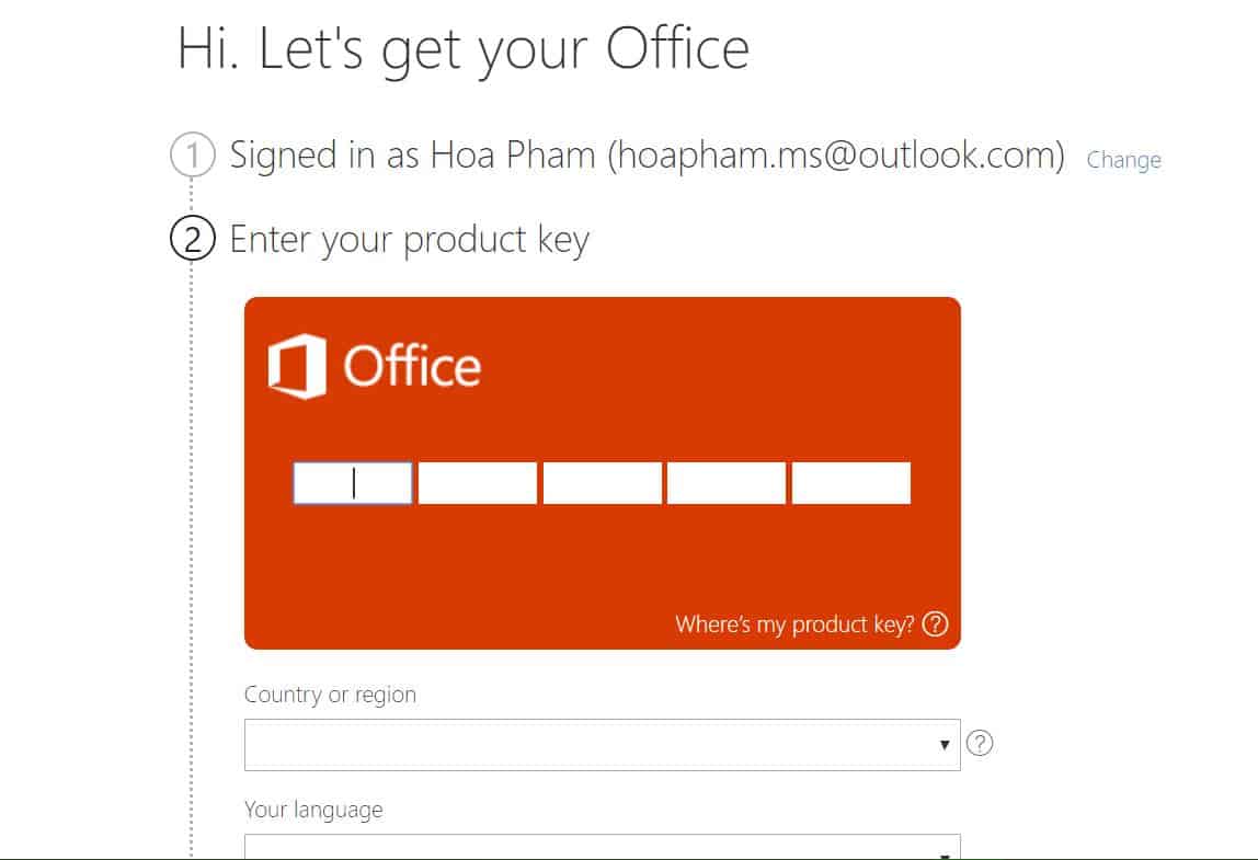 Gia hạn Office 365