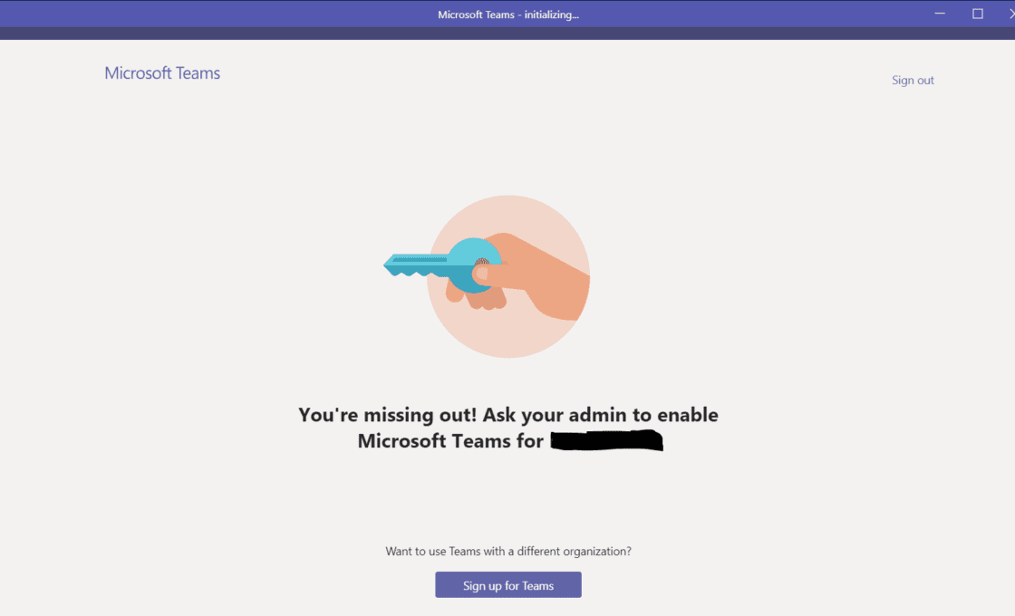lỗi Microsoft Teams