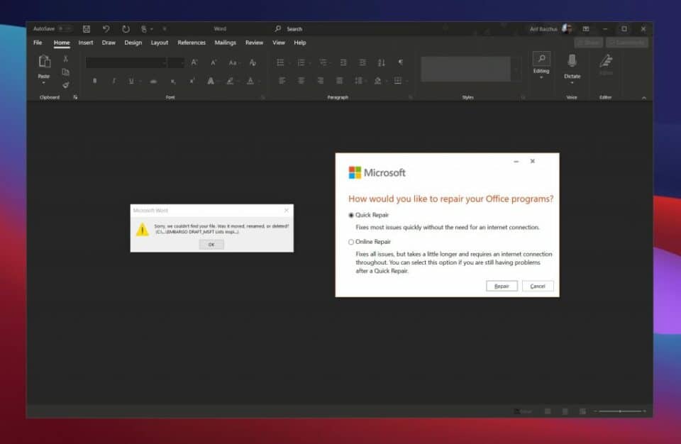 Word Mapi Error Các lỗi thường gặp trên Microsoft Word và cách khắc phục. - Chuyên ...